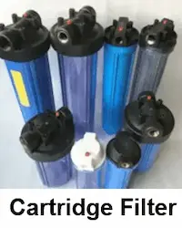 Single cartridge filter housing