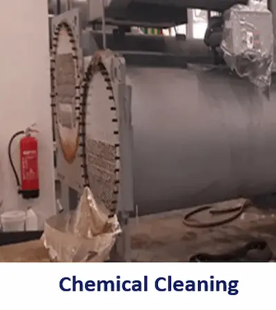 hemical cleaning of cooling towers, boilers, and heat exchangers is a crucial maintenance procedure in industrial settings, ensuring optimal performance and longevity of these systems. Over time, these components can accumulate scale, corrosion, and biological growth, which can significantly reduce their efficiency and lead to costly downtime or repairs. The cleaning process typically involves the use of specialized chemical solutions designed to dissolve and remove deposits without damaging the equipment. For cooling towers, biocides and scale inhibitors are commonly used to control microbial growth and prevent scaling. Boilers often require descaling agents that target mineral buildup, while heat exchangers may need a combination of acids and detergents to clear blockages and improve heat transfer. It's essential to follow proper safety protocols and manufacturer guidelines during chemical cleaning to protect both personnel and equipment. Regular maintenance through chemical cleaning not only improves system efficiency but also extends the lifespan of the equipment, ultimately saving costs and energy.