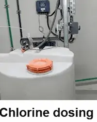 Chlorine dosing system