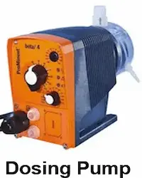 Dosing pumps for water treatment