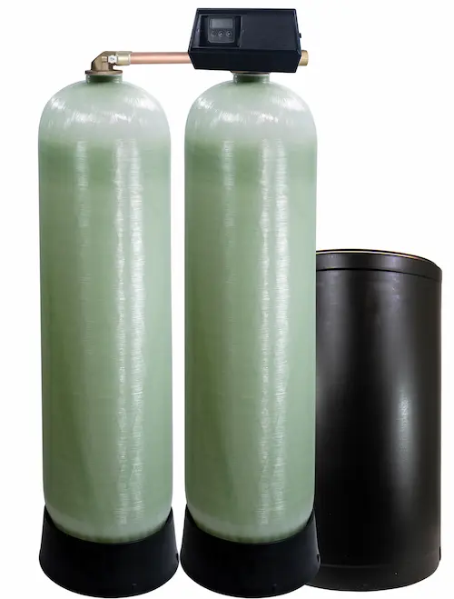 Twin Water Softener with brine tank