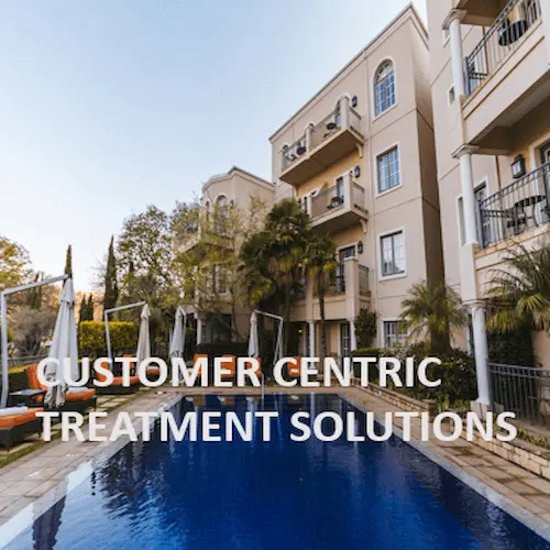 Customer-centric swimming pool water treatment solutions for hotels and luxury resorts in Dubai.